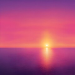 Fototapeta premium sunset over the ocean