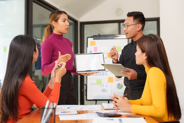 Asian Business Group Discuss work Presented at the meeting