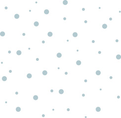 Illustration of the snow falling in blue