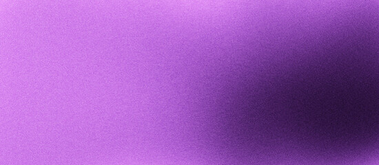 Grainy gradient purple color abstract background glowing wave dark backdrop, noise texture banner poster header design 