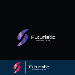 futuristic logo 