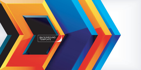 Technology dynamic arrow geometric background. Vector Illustration For Wallpaper, Banner, Background, Card, Book Illustration, landing page