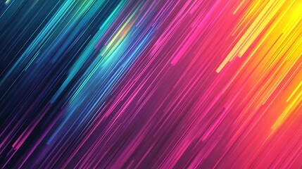 Colorful streaks of light in vivid abstract motion display image