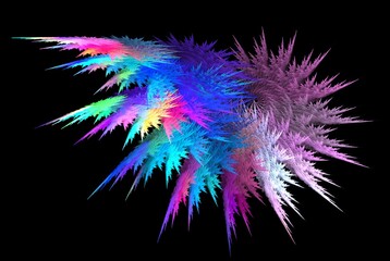 Obraz premium Computer generated fractal pattern and shape