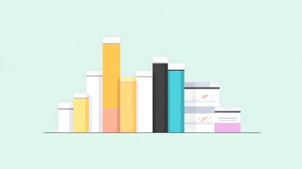 Clean and Simple Bar Graph Comparing Product Cost vs Perceived Value