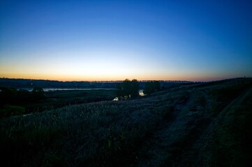Early October morning on a small river