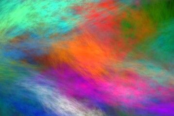 Computer generated fractal pattern and shape