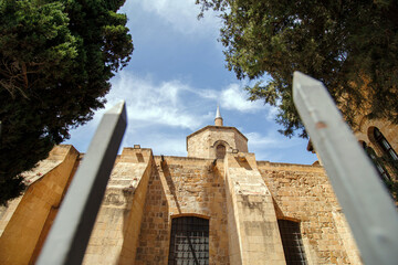 selective shot historical cathedral (selimiye) mosque nicosia (lefkose) cyprus
