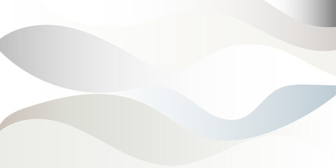 Abstract white and light gray wave modern soft luxury texture with smooth background