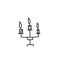 christmas line icon