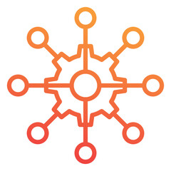 Fototapeta premium Technology Icon