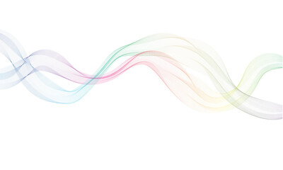 Multi colour abstract lines.