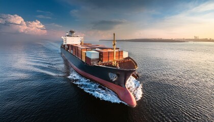 Obraz premium mega cargo ship 