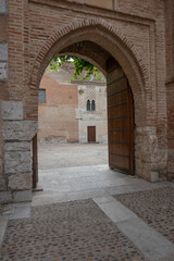 Obraz premium The Royal convent of Santa Carla in Tordesillas, formerly a royal palace.