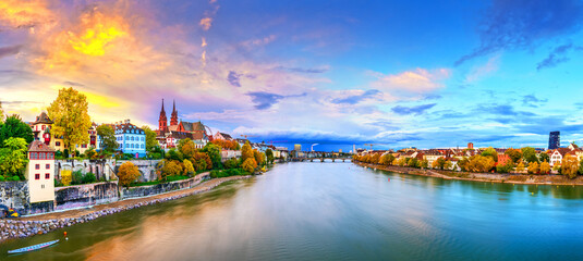 Basel, Switzerland on the Rhine River