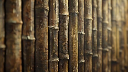 Obraz premium Bamboo texture background coming from natural