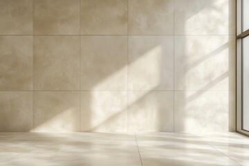 Bright and airy modern interior with natural lighting