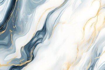 abstract marble texture with, white, blue and gold tones, luxury background of elegant design of natural stone
