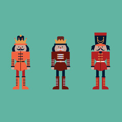Set of nutcrackers. 