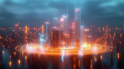 Smart City of the Future: Advanced Technology, Urban Networks, and Connected Living for Modern City Infrastructure and Sustainable Growth