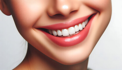 Obraz premium 환하게 웃는 치아