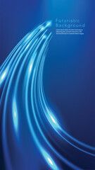 futuristic technology abstract background. Abstract futuristic curve digital line design.Modern futuristic design.Digital landscape pattern technology.Vector illustration.