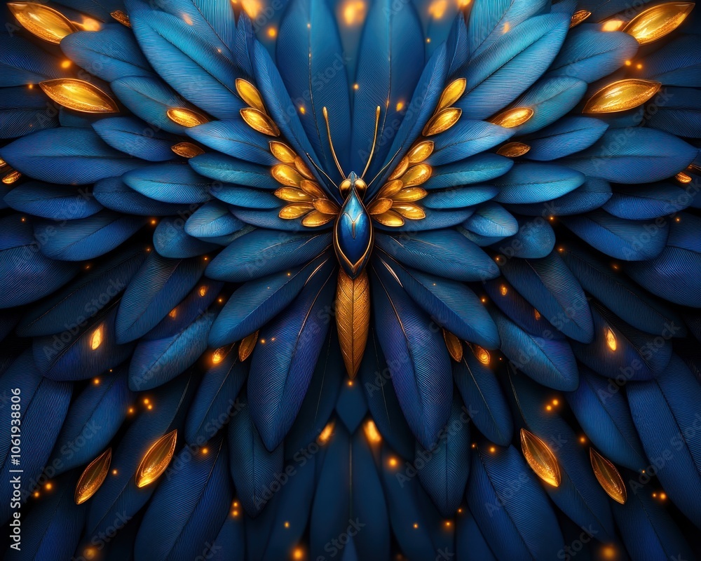 Poster close-up of intricate butterfly wings with vivid patterns and high contrast textures, stunning macro