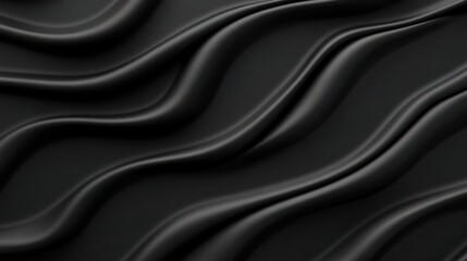 Obraz premium Elegant Black Abstract Design with Soft Light Effects