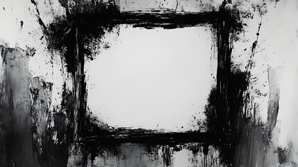 Black ink frame on a white background.