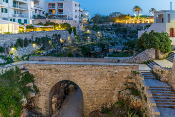 Naklejka premium Polignano a Mare street view in Italy