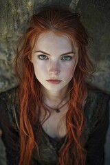 Fototapeta premium Ancient Celtic mythological goddess Aisling.
