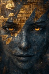 Obraz premium Ancient Egyptian mythological goddess Anuket.
