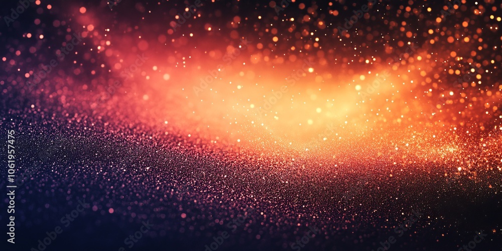 Poster glowing noise texture orange abstract grainy gradient background web banner header cover retro poste