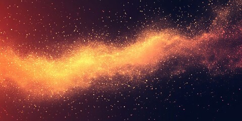 Glowing noise texture orange abstract grainy gradient background web banner header cover retro poster design, Generative AI