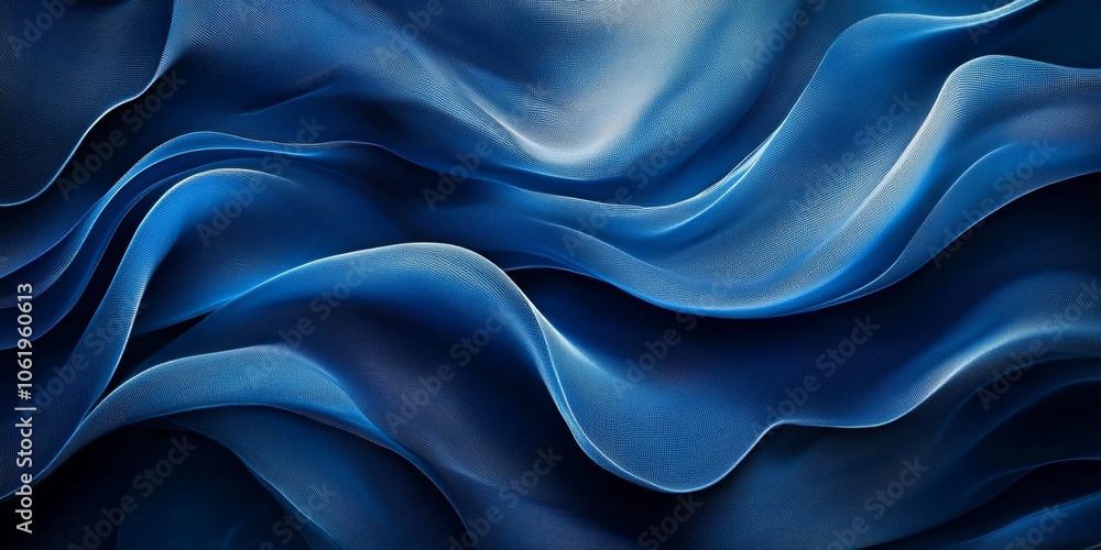 Poster dark blue grain texture background, large banner web page header abstract noise effect design, gener