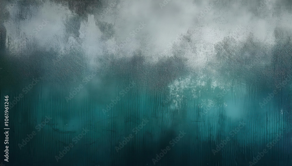 Poster Serene Abstract Aqua and Teal Gradient Background with Misty Cloud Like Texture, Perfect for Calming Visuals, Minimalist Designs, or Nature Inspired Digital Art Projects