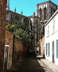 The York Minster in North Yorkshire in the United Kingdom