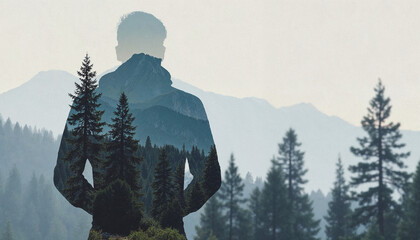 landscape with mountains