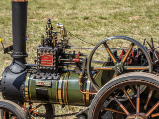 Brixham Steam Fair/Rally, Churston, Brixham, Devon. Classic cars/vintage steam engines.