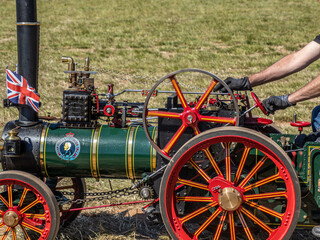 Brixham Steam Fair/Rally, Churston, Brixham, Devon. Classic cars/vintage steam engines.