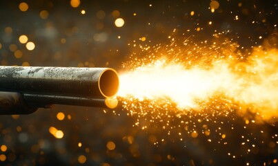 Combat shotgun being fired, with shells ejecting and the target being hit with a burst of power