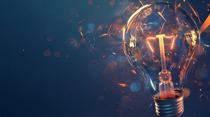 Illuminated Brain Bulb