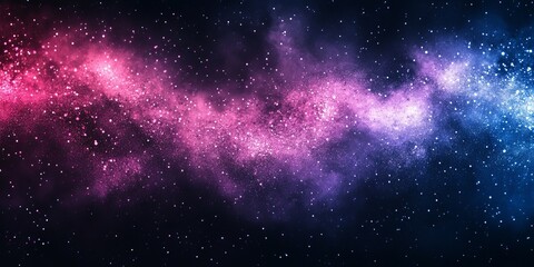 Naklejka premium Glowing abstract grainy gradient background, purple blue pink white black noisy texture color shape banner poster cover header backdrop design, Generative AI