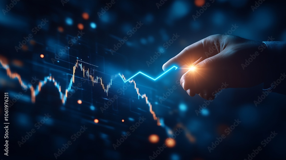 Poster Strategic Business Analysis with Modern Hand Touch Interface on Graph : Generative AI