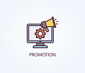  Promotion Vector, Icon Or Logo Sign Symbol Illustration 