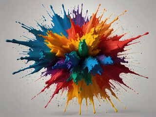 Transparent PNG available
explosion of pride rainbow paint isolate on transparency background PNG