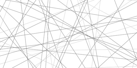 Abstract black lines with white background. Creative and geometric shape with white luxury pattern and paper texture design in illustration with white line background.	