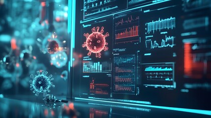 Tracking the Virus: Data Visualization of Infection Spread, Impact, and Trends.