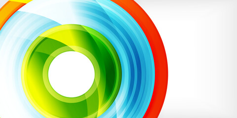 Obraz premium Circles, round elements, ring shapes premium background. Vector Illustration For Wallpaper, Banner, Background, Card, Book Illustration, landing page