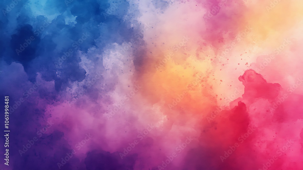 Poster realistic watercolor texture background with artistic abstract patterns image